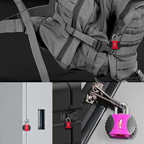 DUALCROWN TSA Approved Luggage Lock, 4 Pack