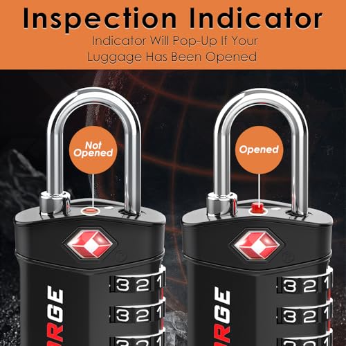 TSA Approved Travel Lock, Durable Alloy Body