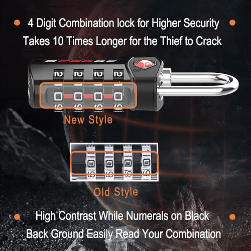 TSA Approved Travel Lock, Durable Alloy Body