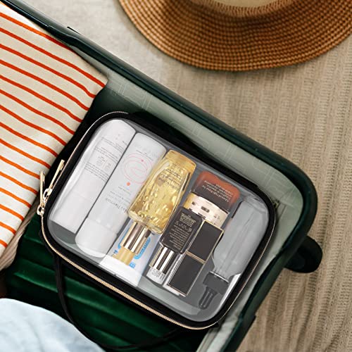 TSA Approved Clear Toiletry Bags, 3-Pack, for Travel