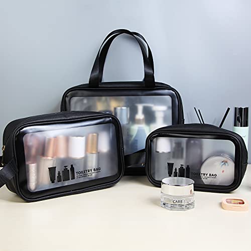 Translucent Waterproof Travel Toiletry Bag for Accessories