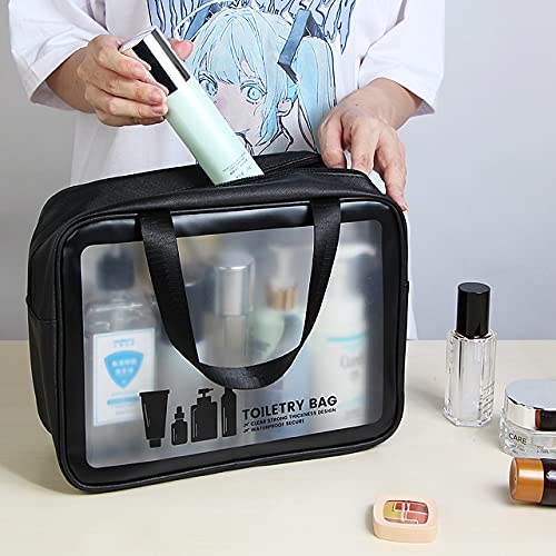 Translucent Waterproof Travel Toiletry Bag for Accessories