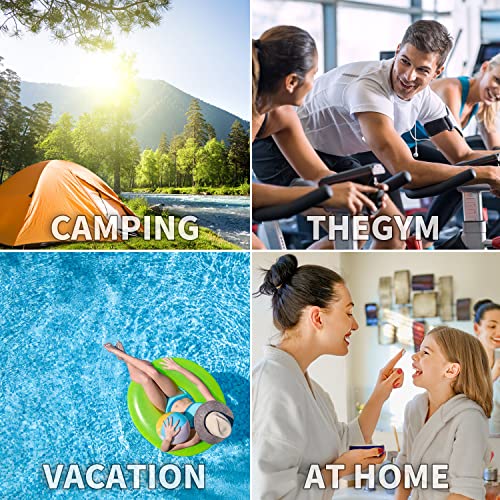 Della Gao Black Water Repellent Travel Toiletry Bag