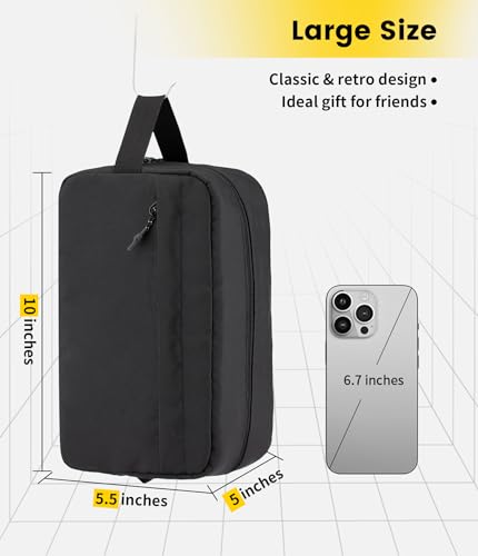 Vorspack Hanging Dopp Kit for Men - Black