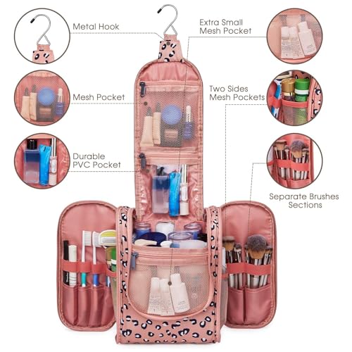 Narwey Women's Hanging Travel Toiletry Bag