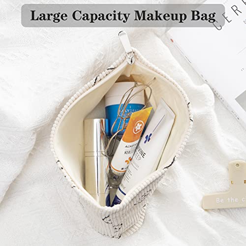 Corduroy Toiletry Bag for Women and Men - Beige