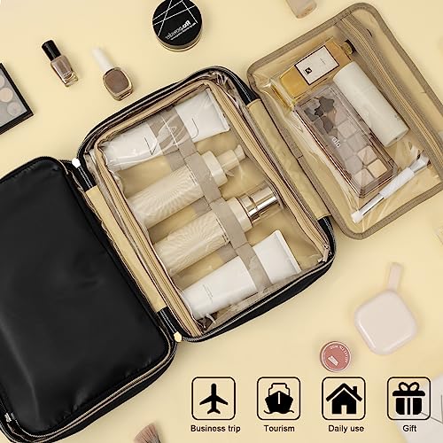 Extra Large Black Hanging Travel Makeup Bag