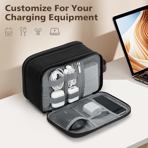 Men's Hanging Toiletry Bag with Electronic Organizer