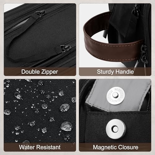Men's Hanging Toiletry Bag with Electronic Organizer