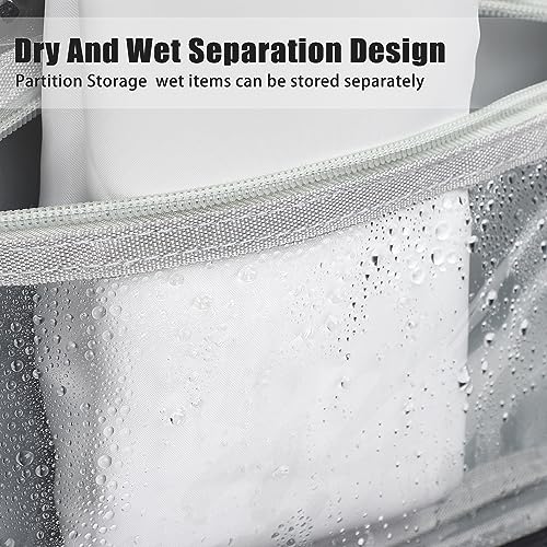 Waterproof Hanging Toiletry Bag for Travel - Black