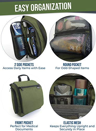 D&D Hanging Travel Toiletry Bag - Large Organizer