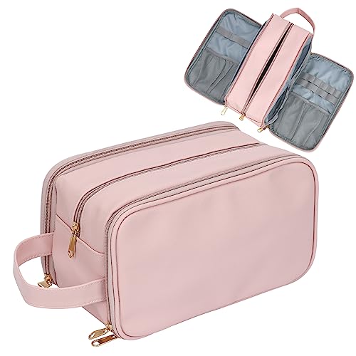 Women's Pink Fixwal Toiletry Bag, Large, Waterproof