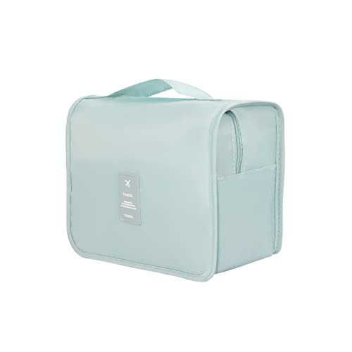 Women's Hanging Toiletry Bag with Sturdy Hook (Light Blue)