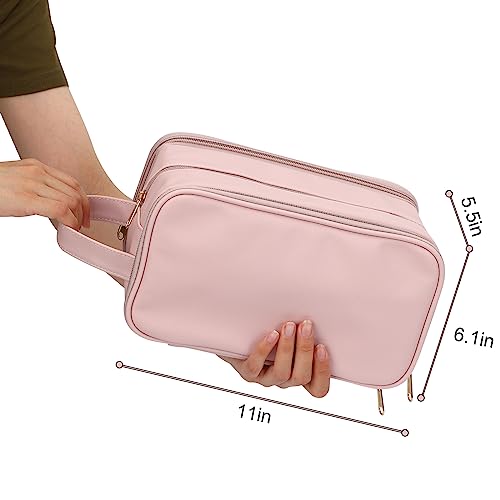 Women's Pink Fixwal Toiletry Bag, Large, Waterproof