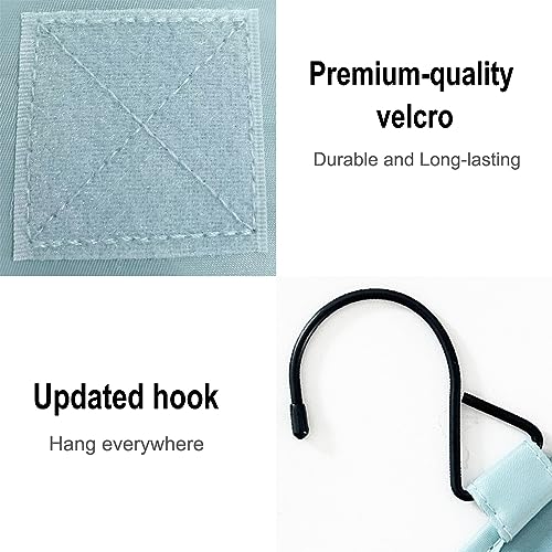 Women's Hanging Toiletry Bag with Sturdy Hook (Light Blue)