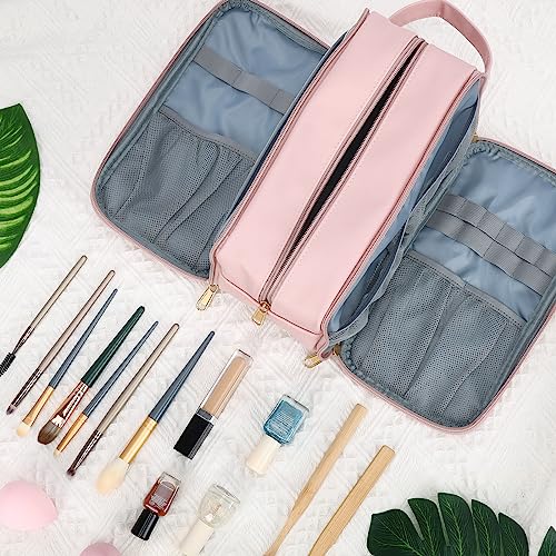 Women's Pink Fixwal Toiletry Bag, Large, Waterproof