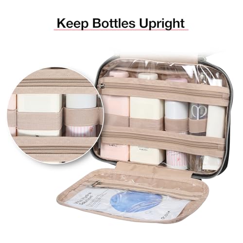 TSA Approved Travel Toiletry Bag - Medium Black