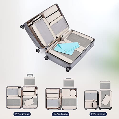 Easortm Travel Packing Cubes 11-Piece Set