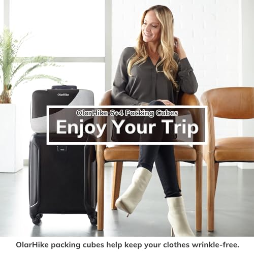 10-Piece Packing Cubes Set for Suitcases by OlarHike
