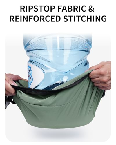 ECOHUB 7-Piece Tear-Resistant Packing Cubes - Green