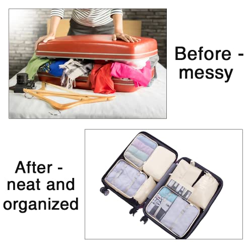 Blibly 9-Piece Suitcase Packing Cubes for Travel