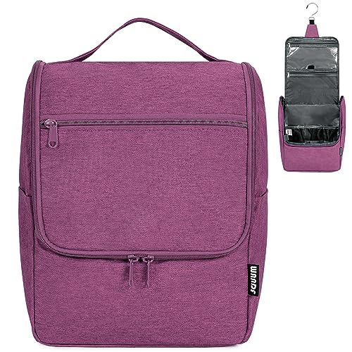 Purple Hanging Toiletry Bag for Full Size Toiletries