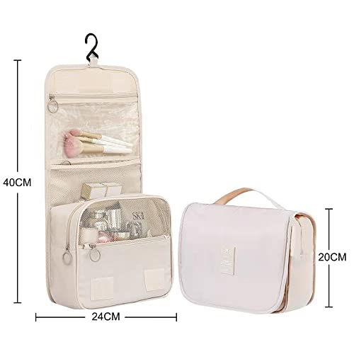 Women's Hanging Toiletry Organizer - Beige