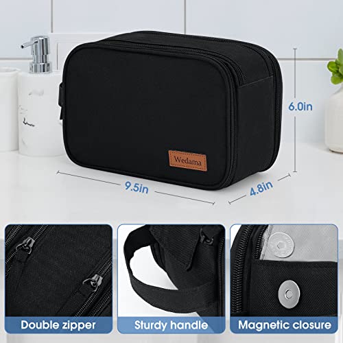 Men's Black Waterproof Travel Toiletry Bag