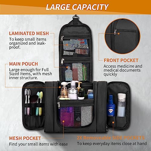 Large Waterproof Hanging Travel Toiletry Bag