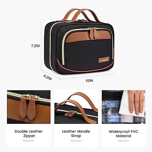 LOVEVOOK Women's Travel Toiletry Bag with Jewelry Organizer