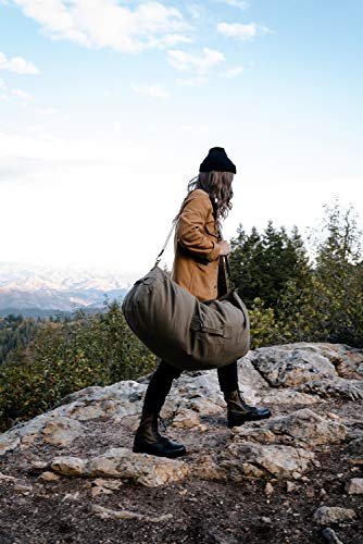 Stansport Zippered Canvas Duffel Bag - O.D. Green