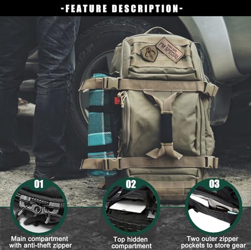 Miramrax Travel Duffle Bag - 45L, Coyote