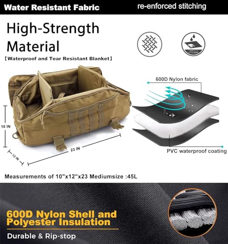 Miramrax Travel Duffle Bag - 45L, Coyote