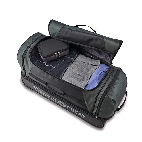Samsonite Rolling Duffel Bag, All Black, 28-Inch