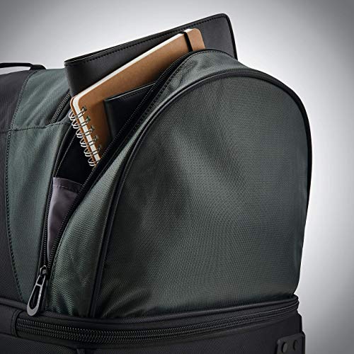 Samsonite Andante 2 Wheeled Duffel Bag, Moss Green/Black