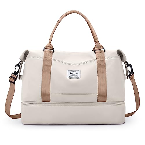 Women's Travel Duffel Bag with Shoe Compartment