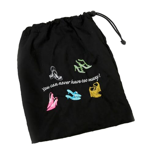 Miamica Shoe Storage Bag for Women, Black