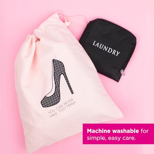 Miamica Shoe Storage Bag for Women, Black