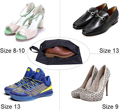 MISSLO Travel Shoe Bags - Pack of 4, Black