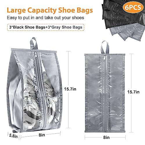 Li‘segarote Travel Shoe Bags, 6 Pack Waterproof Shoe Organizer