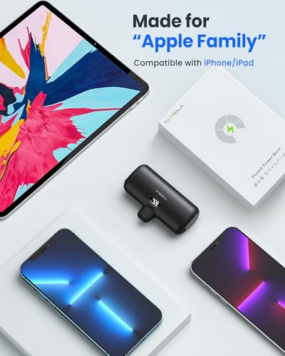 Taegila iPhone Charger 5000mAh with LCD & LED