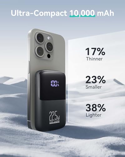 INIU 22.5W Portable Charger with Phone Holder