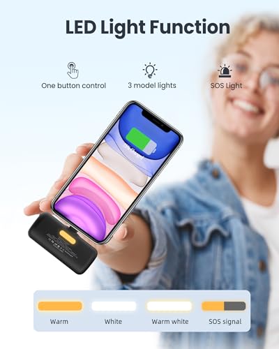 Taegila iPhone Charger 5000mAh with LCD & LED