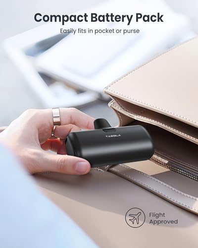 Taegila iPhone Charger 5000mAh with LCD & LED