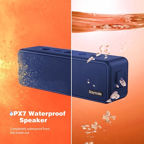 Raymate Bluetooth Speakers - Waterproof Portable Speaker, HiFi Stereo Sound