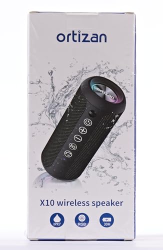 Ortizan Portable Bluetooth Speakers - Waterproof, Loud, 24W