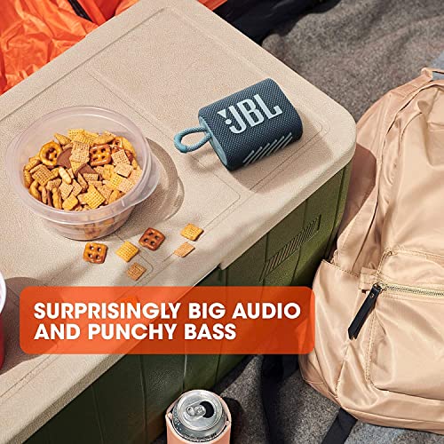 JBL GO 3 Portable Bluetooth Speaker - Blue
