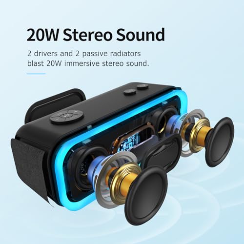 DOSS SoundBox Pro Waterproof Bluetooth Speaker