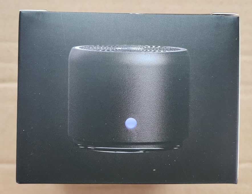 Black Portable Bluetooth Speaker with Custom Bass Radiator