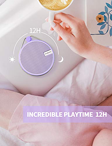 Purple Waterproof Bluetooth Speaker for Kayak, Beach